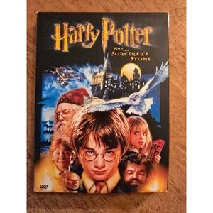 Harry Potter and the Sorcerers Stone (DVD, 2002, Full Frame) Good Condition